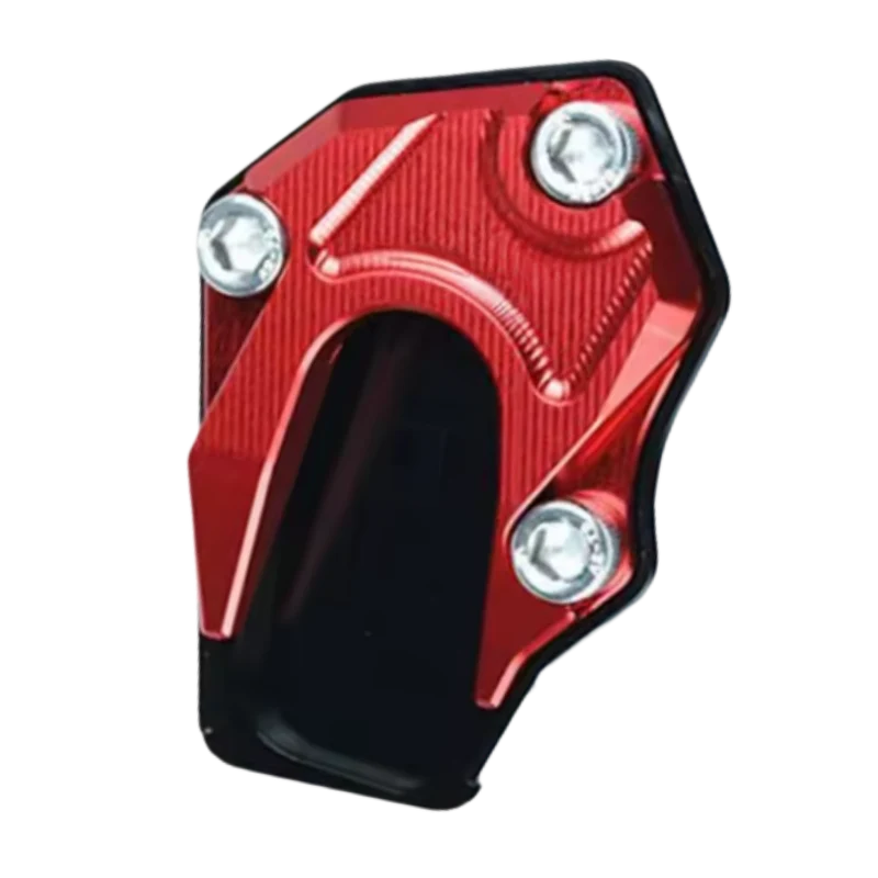 Support levier de béquille et plaque d'extension en alliage pour moto