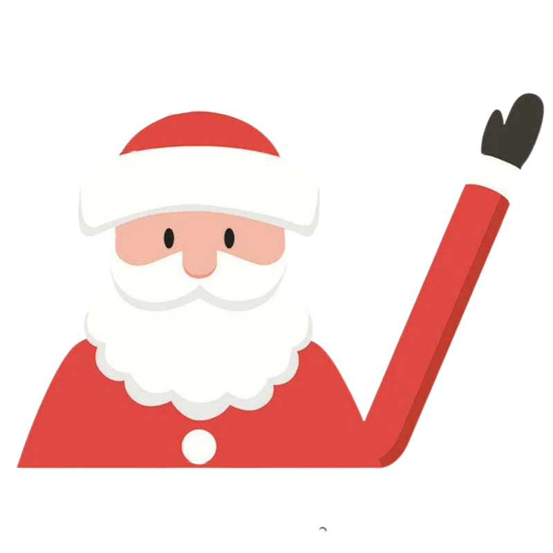 Autocollant de Noël pour essuie glace