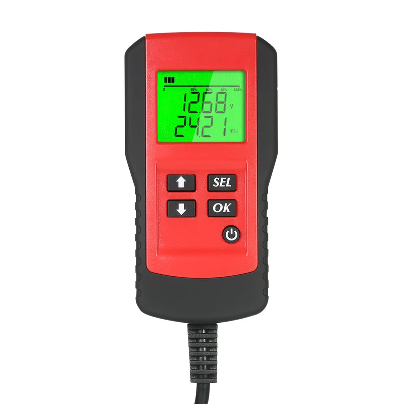 Testeur de Batterie Voiture 12V/24V - Diagnostic Batterie Auto