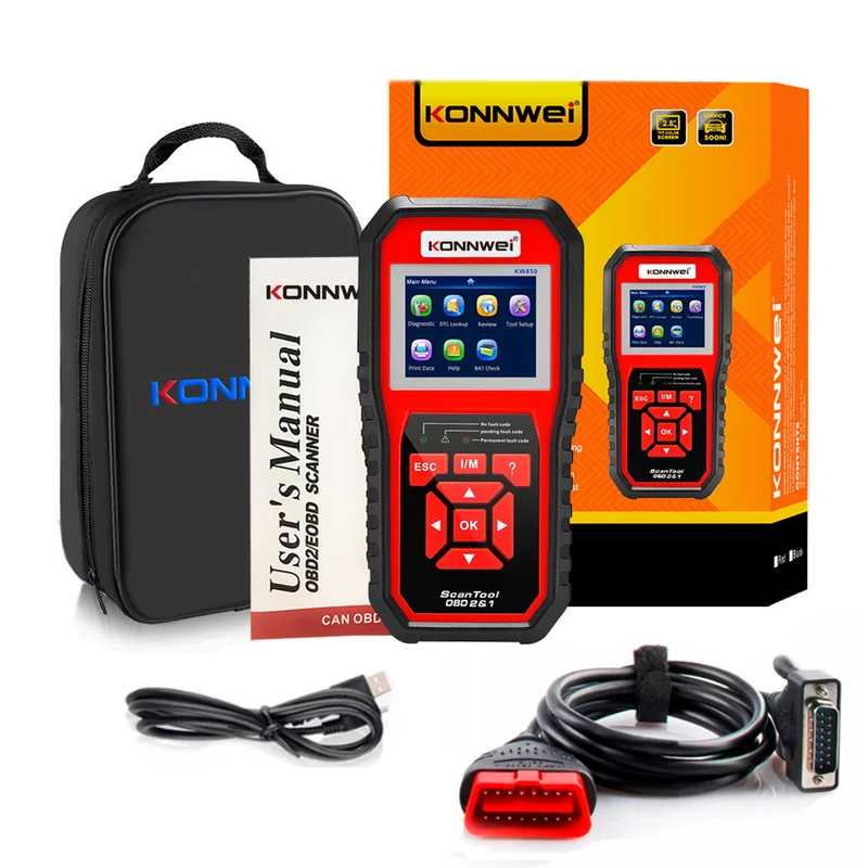 Valise Diagnostic Auto OBD2 - Lecteur de Code Universel KW850