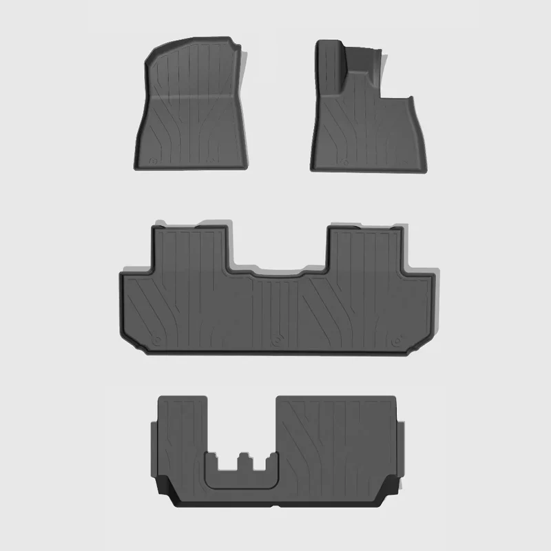 3D Deep Dish All-Weather TPE Floor Mats for RHD BYD Sealion 8/Atto 8