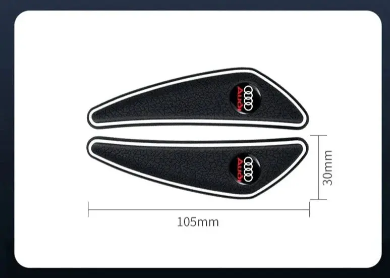 Protection portière voiture - Noir & Rouge - Ultimate Bump PRO