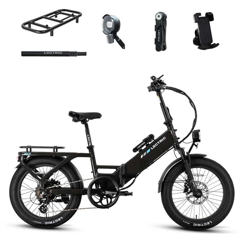 XP4 750 Step-Thru Tempest Grey + FREE LevelUp Rack, Bike Lock, Elite Headlight, Phone Mount, Suspension Seat Post ($505 Value) [CA]