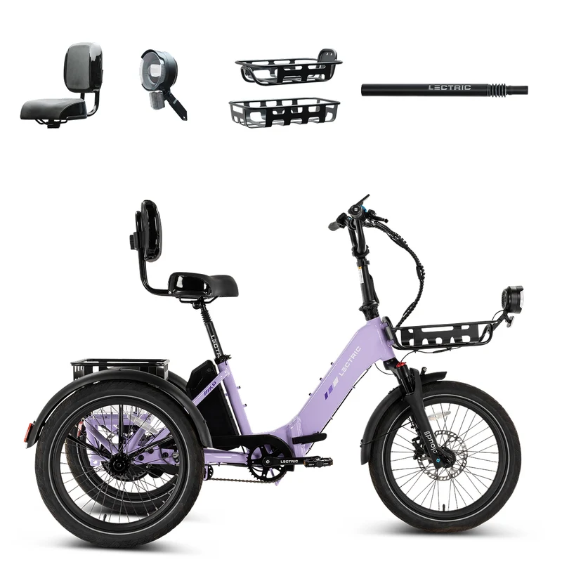 XP Trike2 750 Lavender Haze + FREE Cargo Package, Support Seat, Elite Headlight, Suspension Seat Post ($455 Value)