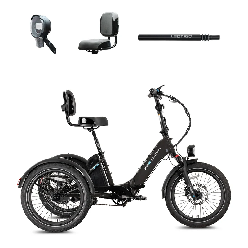 XP Trike2 Tempest Grey + FREE Support Seat, Elite Headlight, Suspension Seat Post ($367 Value) [CA]