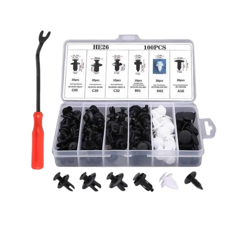Kit de clips pour panneau de porte de voiture