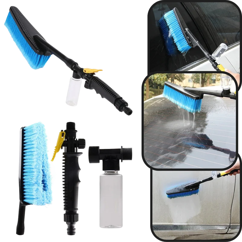 Kit de brosse de nettoyage pliable pour voiture