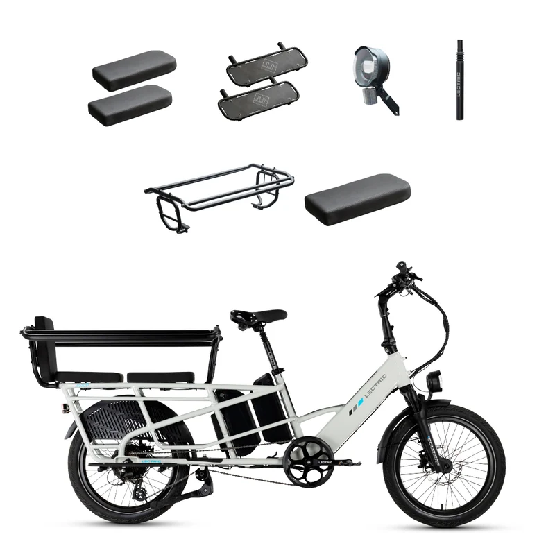 XPedition2 Stratus White Dual-Battery + FREE Running Boards, Cushions, Elite Headlight, Suspension Seat Post, Orbitor ($545 Value)