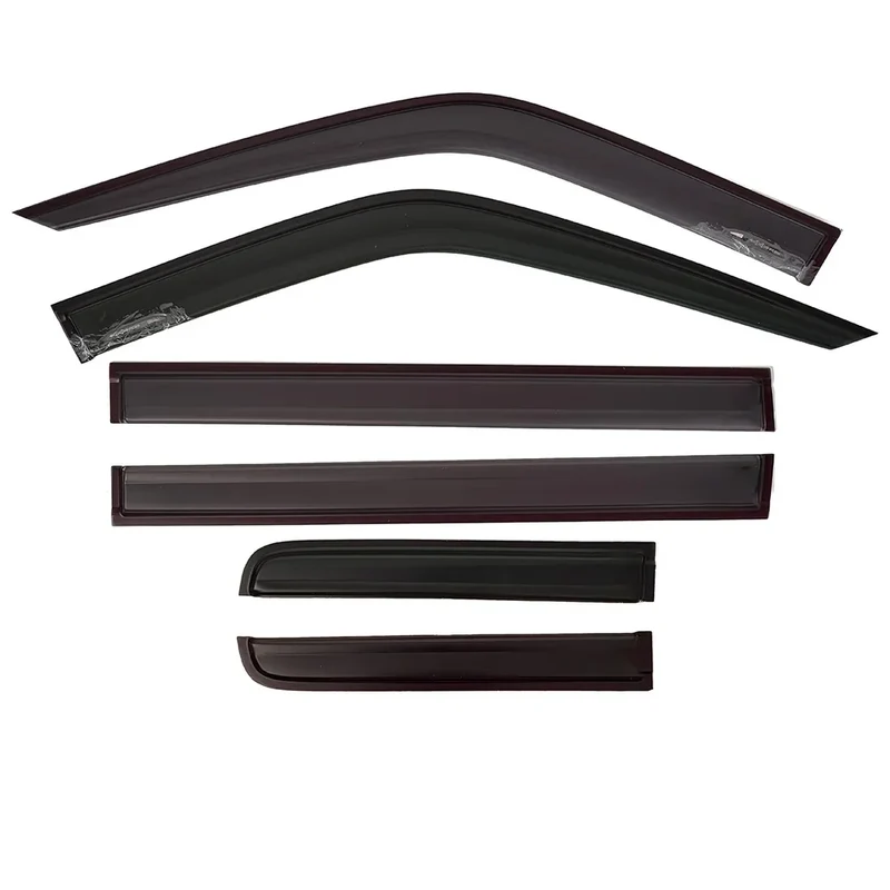 Black Rain Guard / Window Visor for Denza B5/B8 (6 Pcs)