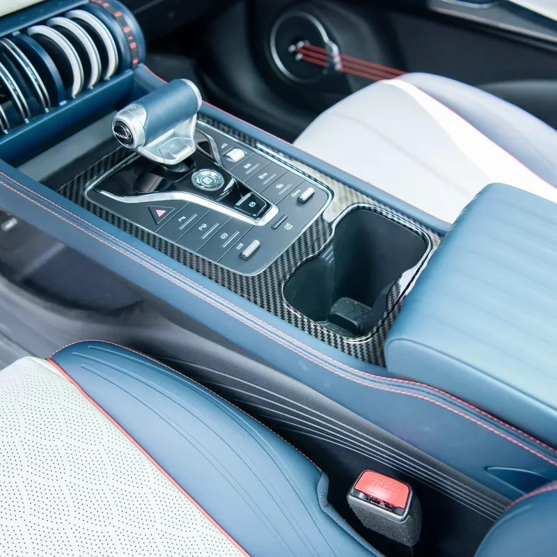 ABS Carbon Fiber Center Console Wrap for BYD Atto 3