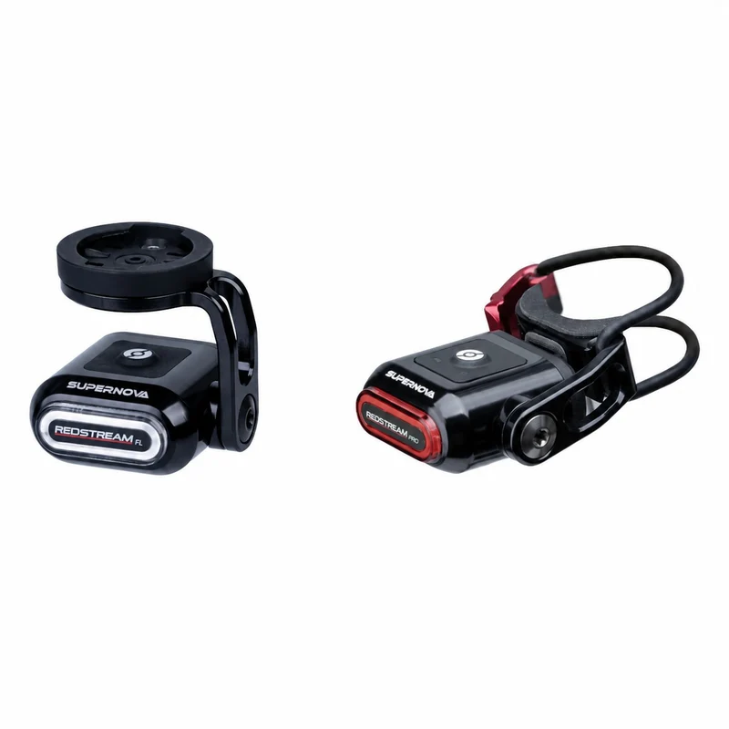 Set d’éclairage vélo avant et arrière Supernova Redstream Series avec fonction feu de freinage