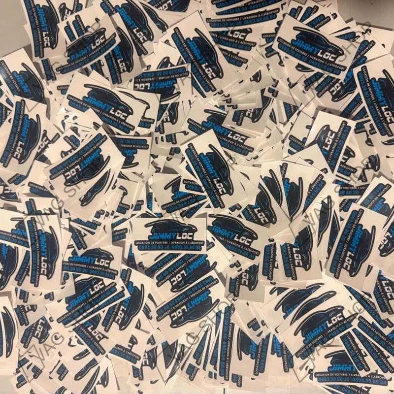 Pack de 1000 stickers autocollants personnalisés