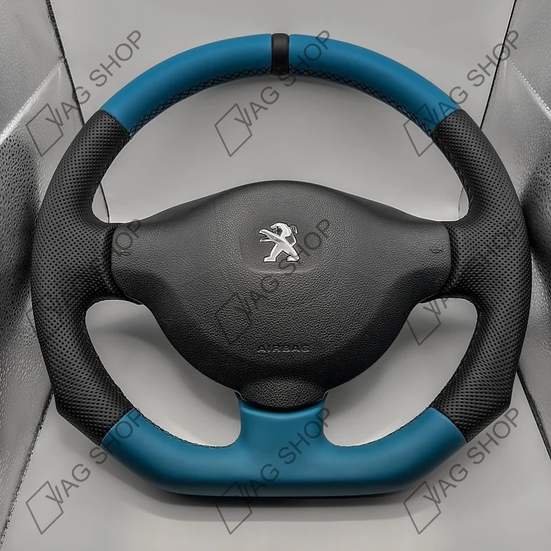 Volant personnalisable pour toutes Peugeot 208, 308, Expert, Partner...