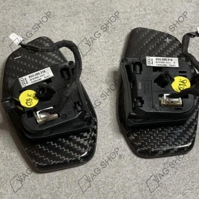 Palettes au volant en carbone pour Audi R8/TTRS/S3/RS3