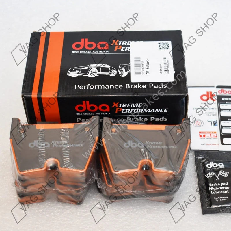 Plaquettes de frein avants Xtrem Performance DBA pour étriers Audi RS3/TTRS/RSQ3 8 pistons Brembo
