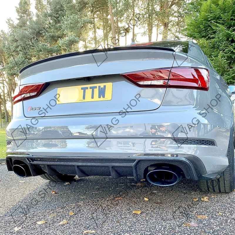 Diffuseur pare-chocs arrière Carbone Audi RS3 8V Berline/Sedan/Limousine Automotive Passion