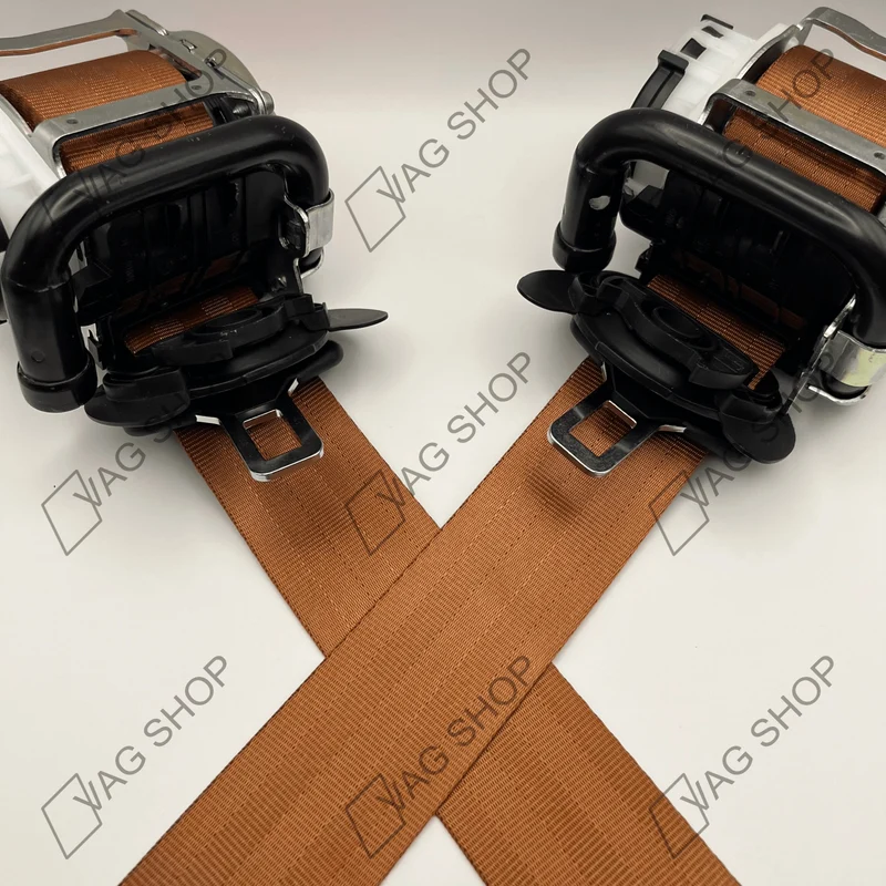 Ceintures de sécurité Seat Cuivre "Copper Edition" pour Leon, Ibiza, Arona, Ateca, Cupra, Formentor...