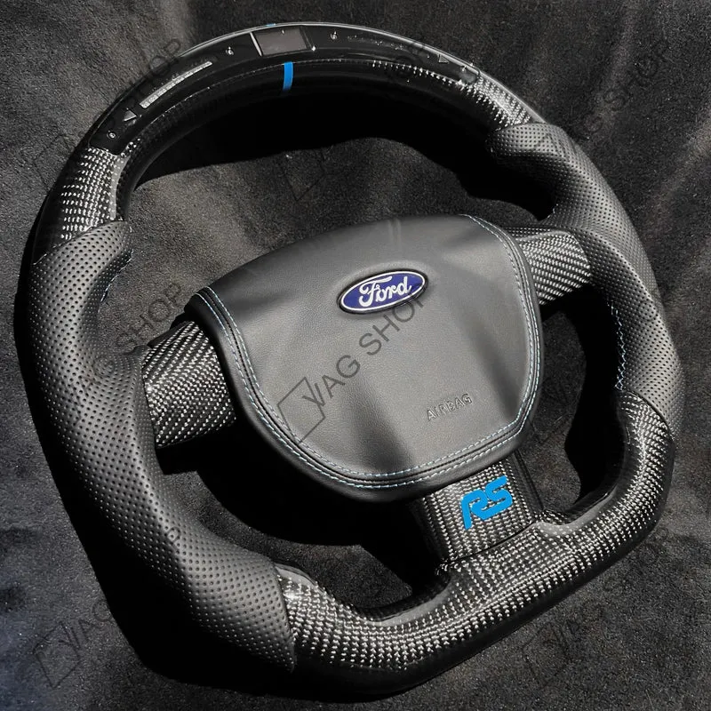 Volant Carbone personnalisable pour toutes Ford Focus, Fiesta...