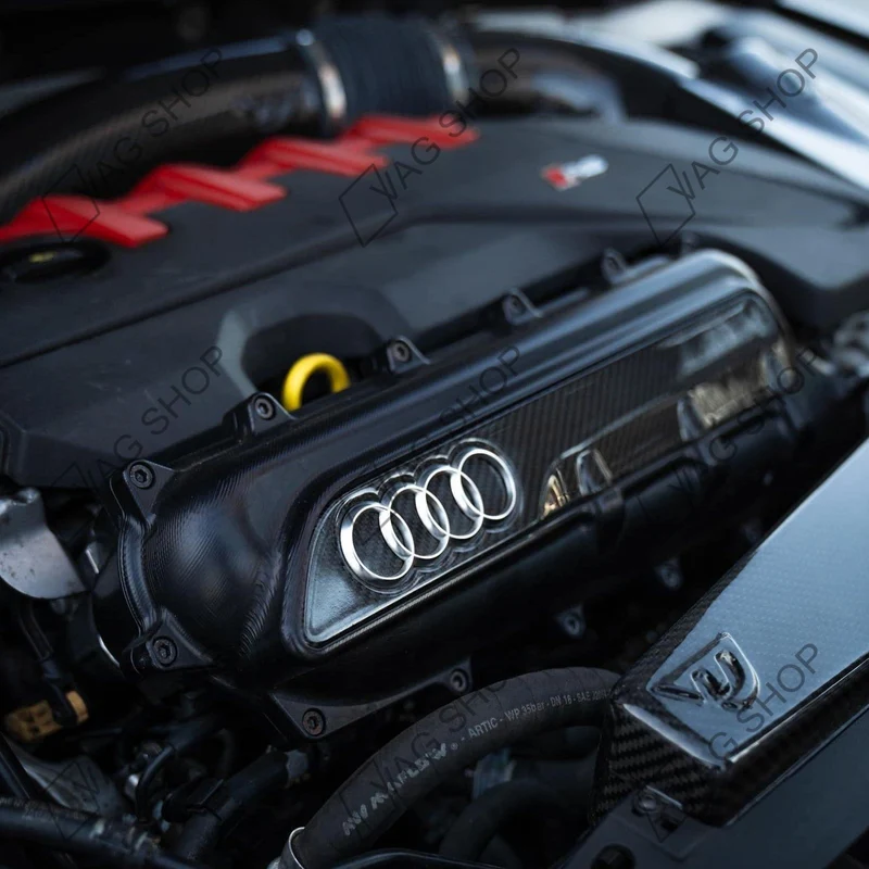 Logo Audi du couvre collecteur d'admission pour Audi TTRS RS3 RSQ3 Cupra Formentor VZ5
