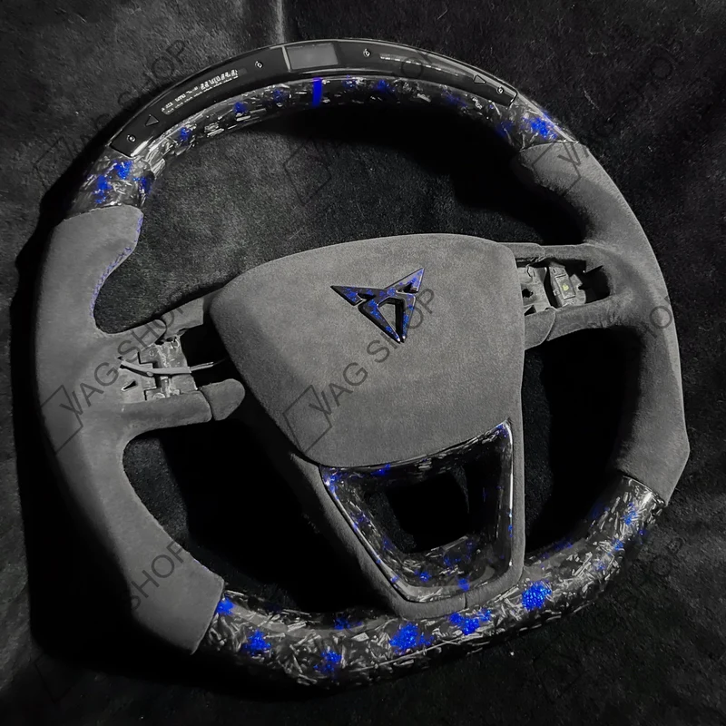 Volant Carbone personnalisable pour Seat Leon, Ibiza, Cupra Ateca, Formentor…