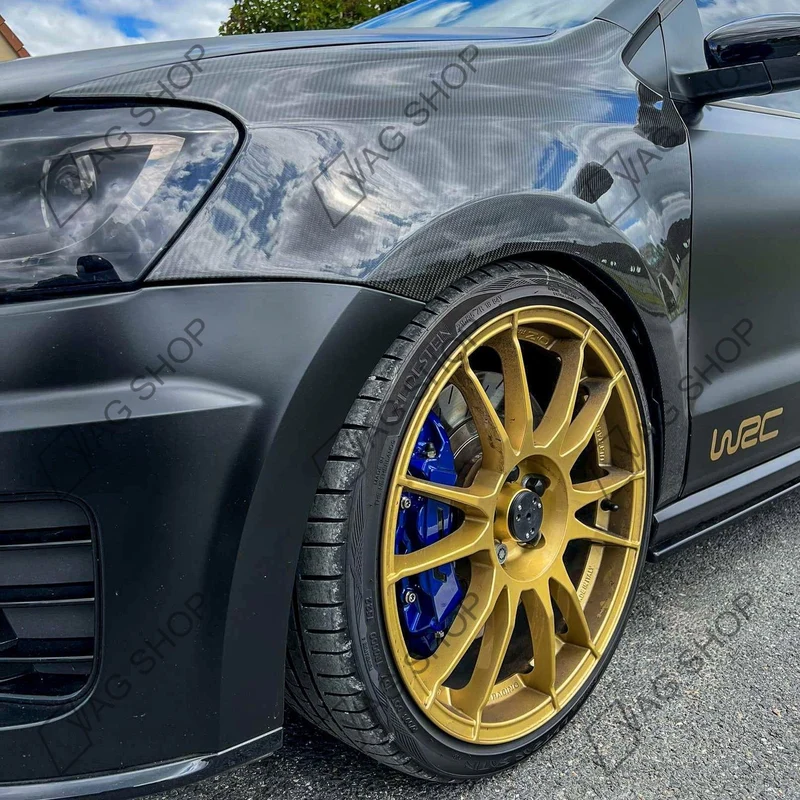 Ailes (avant) en fibre de carbone pour VW Polo 5 (6R/6C)