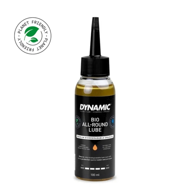 Lubrifiant de chaîne vélo toutes saisons Dynamic Bio All Round Lube 100 ml