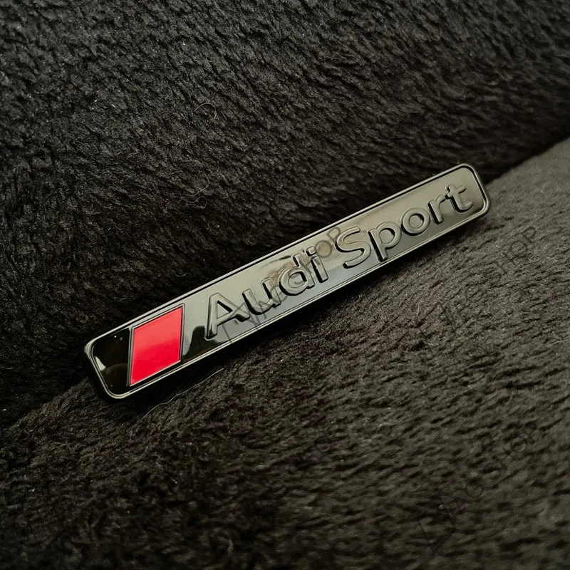 Badge Audi Sport noir