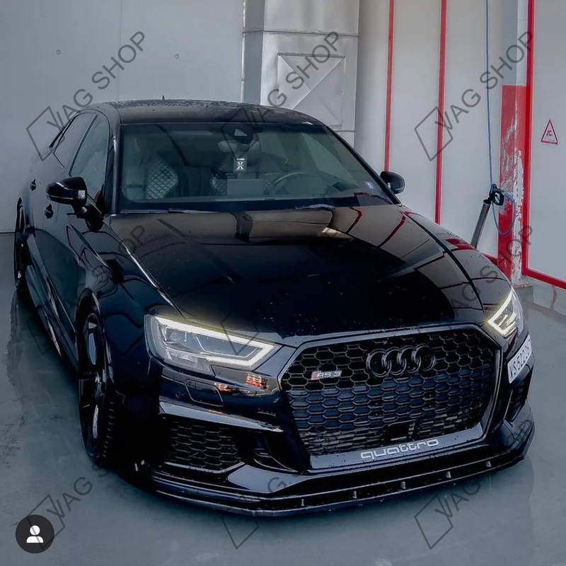 Lame de pare-chocs avant pour Audi RS3 8V Berline