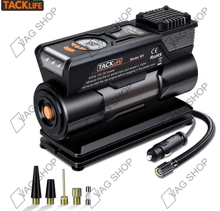 Mini-compresseur d’air pour pneus Tacklife