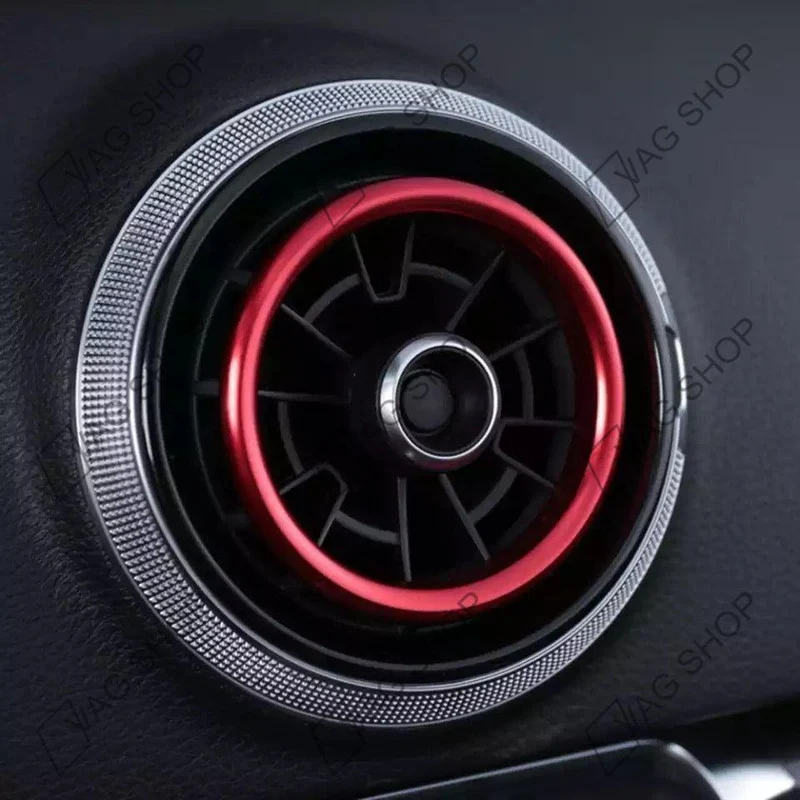 Anneaux colorés grilles de ventilation Audi A1 A3