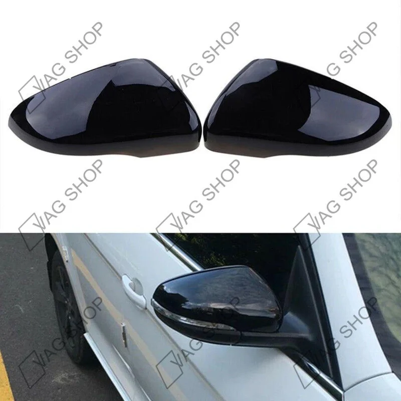 Coques de rétroviseurs Golf 6 noir brillant