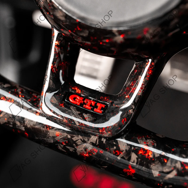 Logo bas de volant pour GTI, R, S3, S, RS...