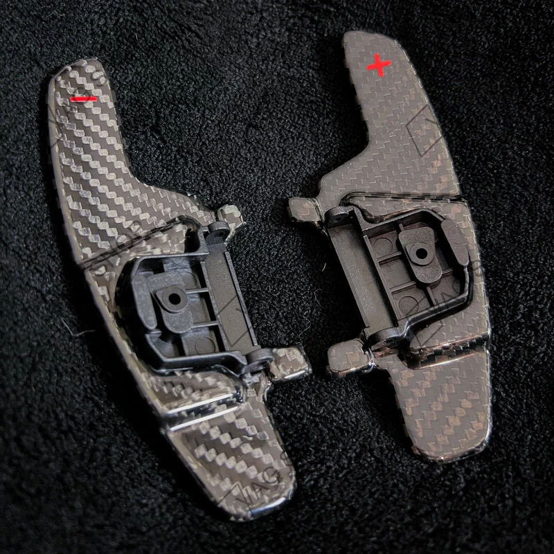 Palettes au volant Golf 8 en carbone pour VW Golf 7, Polo 5 & 6...