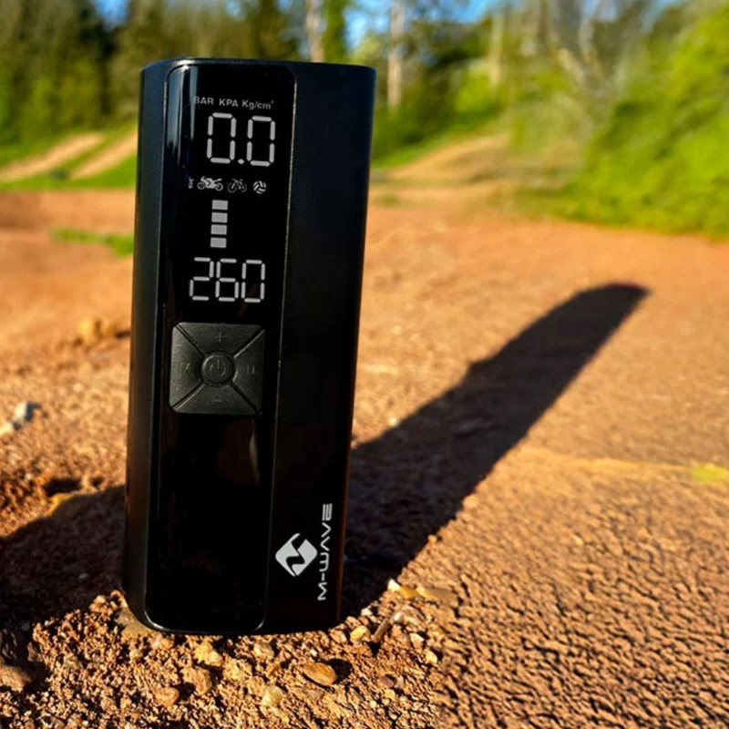 Mini-compresseur pour vélo M-Wave Elumatik Multiboost