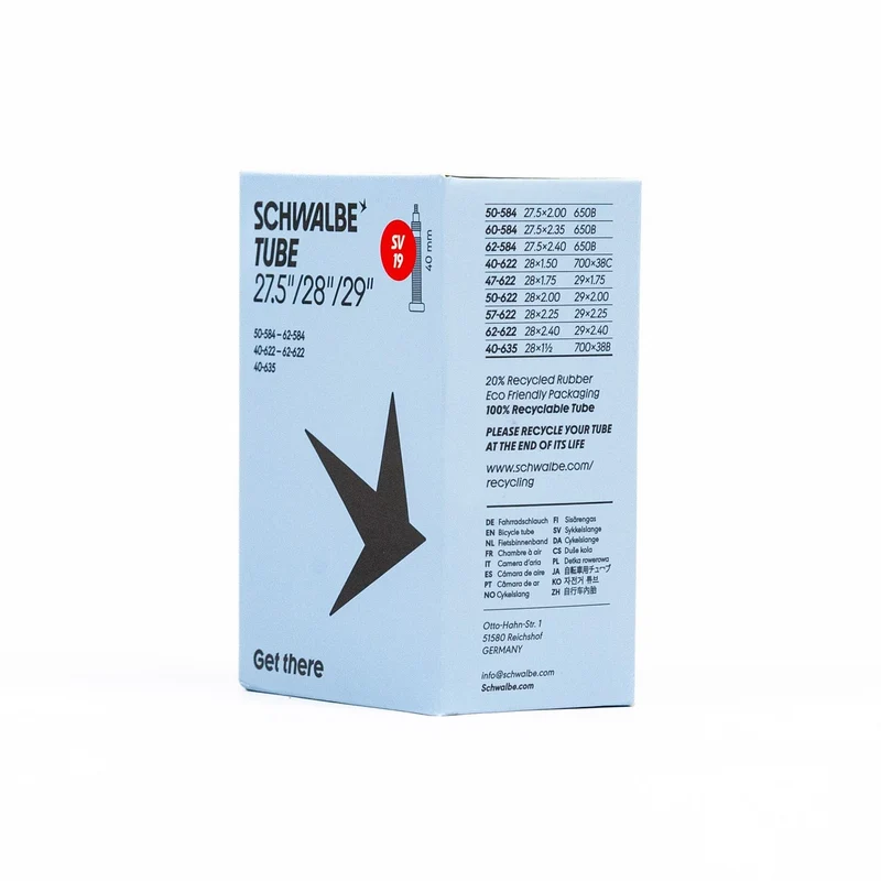 Chambre à air vélo Schwalbe 700 / 28 / 29 pouces