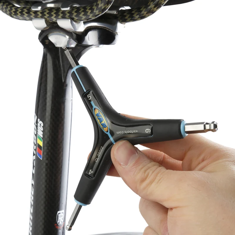 Clé vélo hexagonal triple 4/5/6 mm - Var