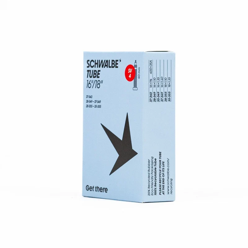 Chambre air vélo 400A 16 x 1 1/8 - 1 3/8 Schwalbe