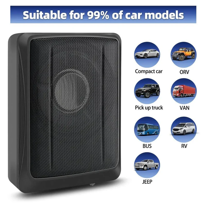 AWESAFE 10" 1200W Powered Car Subwoofer,Built-in Amplifier with Professional Tuning Controls