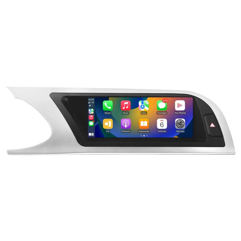 AWESAFE Autoradio 8.8" 4G 4+64GB Android 13, Bluetooth, Android Auto & CarPlay sans fil, pour Audi A4L B8 2009-2016