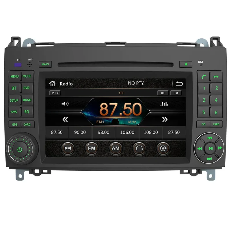 AWESAFE Autoradio pour Mercedes Benz B Class B200 Vito Viano W245 W169 W639 W245 W906 Sprinter[2Go+32Go] avec 7 Pouces Écran Tacile Carplay GPS Bluetooth SWC FM RDS