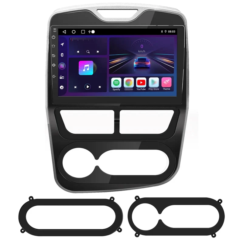 AWESAFE [ 2GB+32GB Android 13] Radio de Coche para Renault Clio 4 2012-2016 con Carplay/AndroidAuto, 10 Pulgadas Pantalla Táctil/WiFi/GPS/Bluetooth/DSP/RDS/USB/FM/MirrorLink/Mandos de Volantes