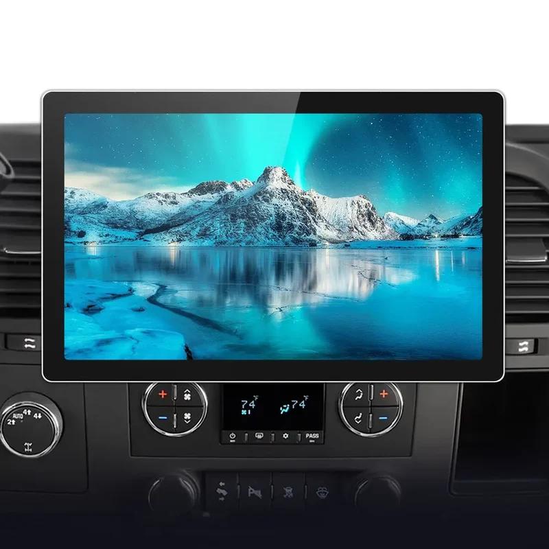 AWESAFE Car Stereo for Chevy Silverado, Tahoe & GMC Sierra 1500, 13.1" 2K QLED Touchscreen, 6GB RAM 128GB ROM, Wireless CarPlay & Android Auto, 4G LTE, GPS, Bluetooth, HD Backup Camera