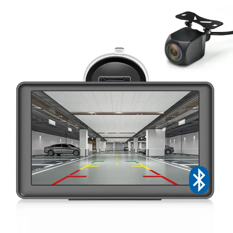 AWESAFE 7 inch Bluetooth GPS Navigation for Cars Australia with Reversing Camera Car Sat Nav for Trucks Lorry Maps Updates POI Postcode