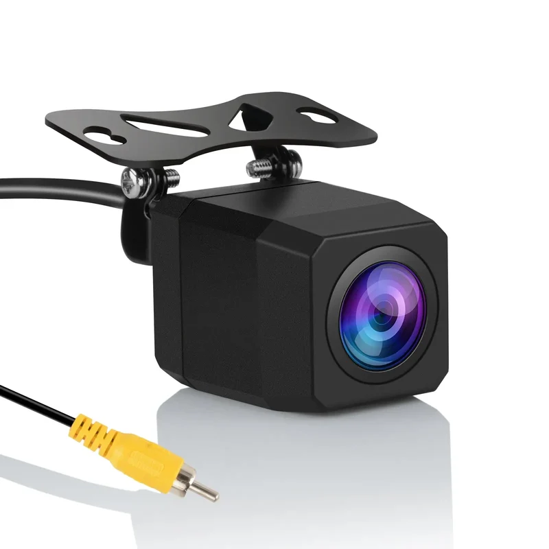 AWESAFE Cámara de visión trasera HD para sistema de audio del coche – Cámara de visión trasera resistente al agua