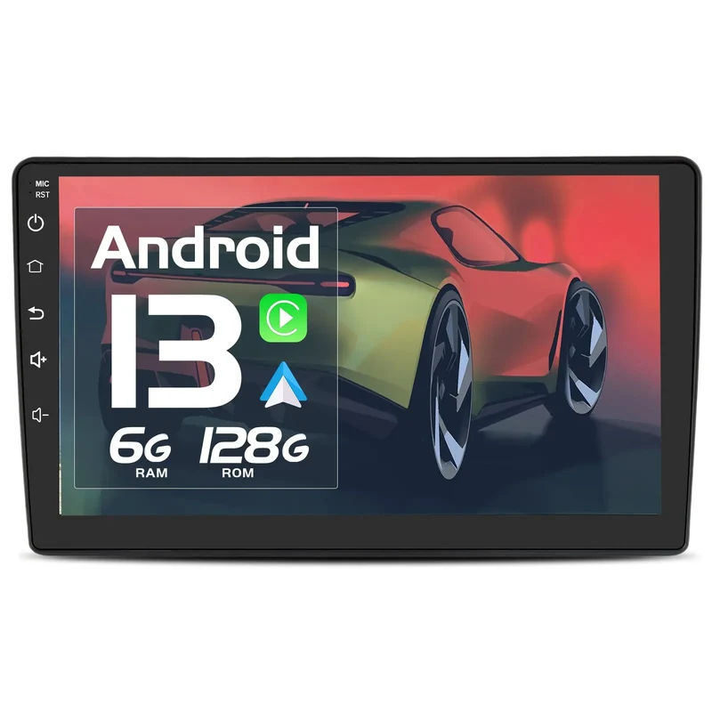 AWESAFE Autoradio Android 13 pour Citroen C2 C3 (2001-2010) [6Go+128Go] avec 4G Carplay Android Auto 9 Pouces Écran GPS BT WiFi USB DSP Commande au Volant