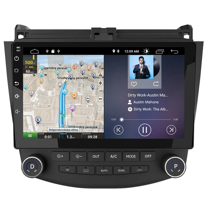AWESAFE Car Radio with Wireless CarPlay & Android Auto for Honda Accord 2003-2007