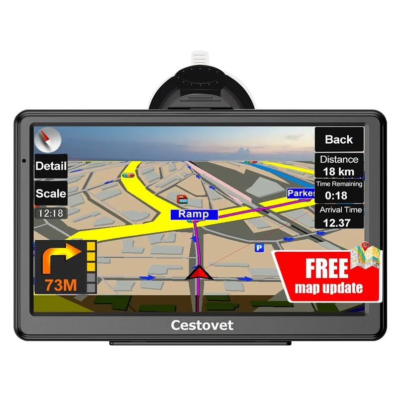 AWESAFE Cestovet GPS Navigation 7 Inch High-Definition Touch Screen