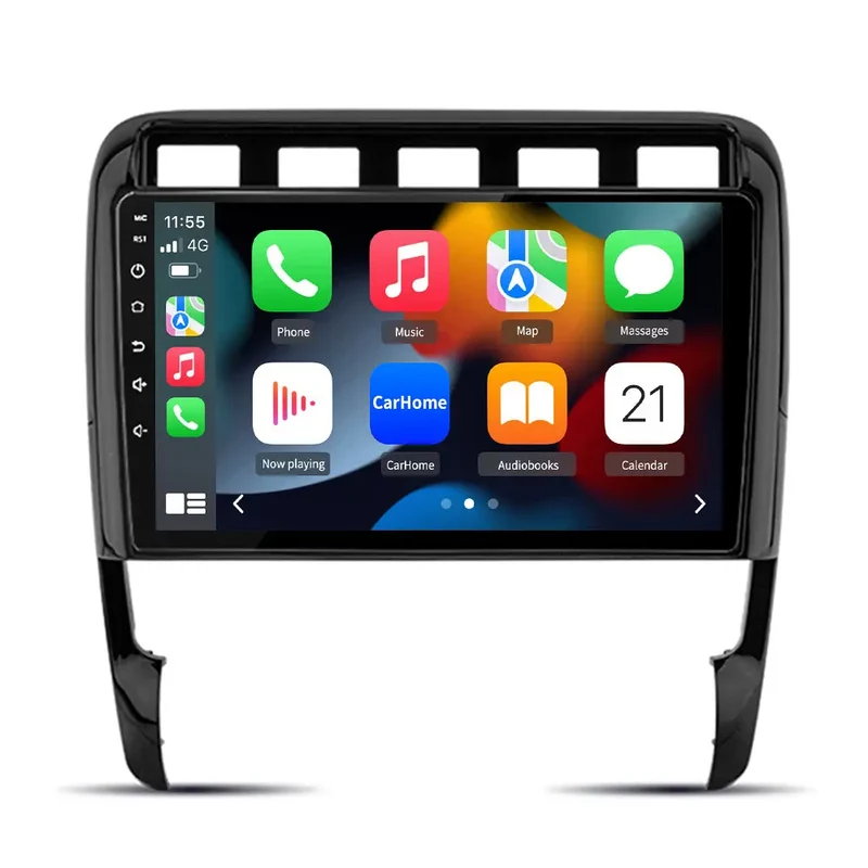 AWESAFE Car Radio with Wireless CarPlay & Android Auto for Porsche Cayenne 2002-2007