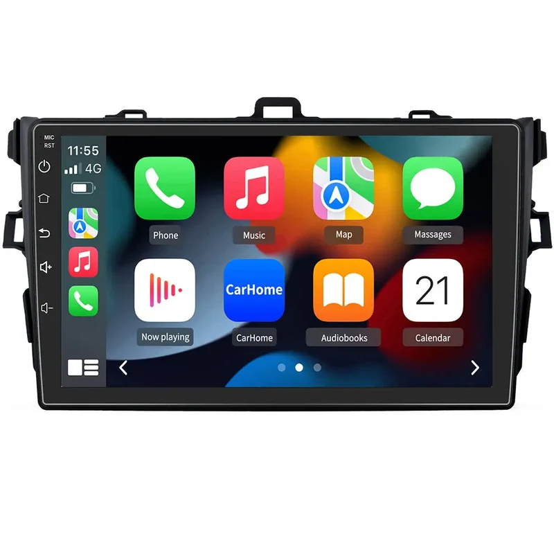 AWESAFE Car Radio Stereo with Wireless CarPlay & Android Auto GPS Bluetooth for Toyota Corolla 2006-2012