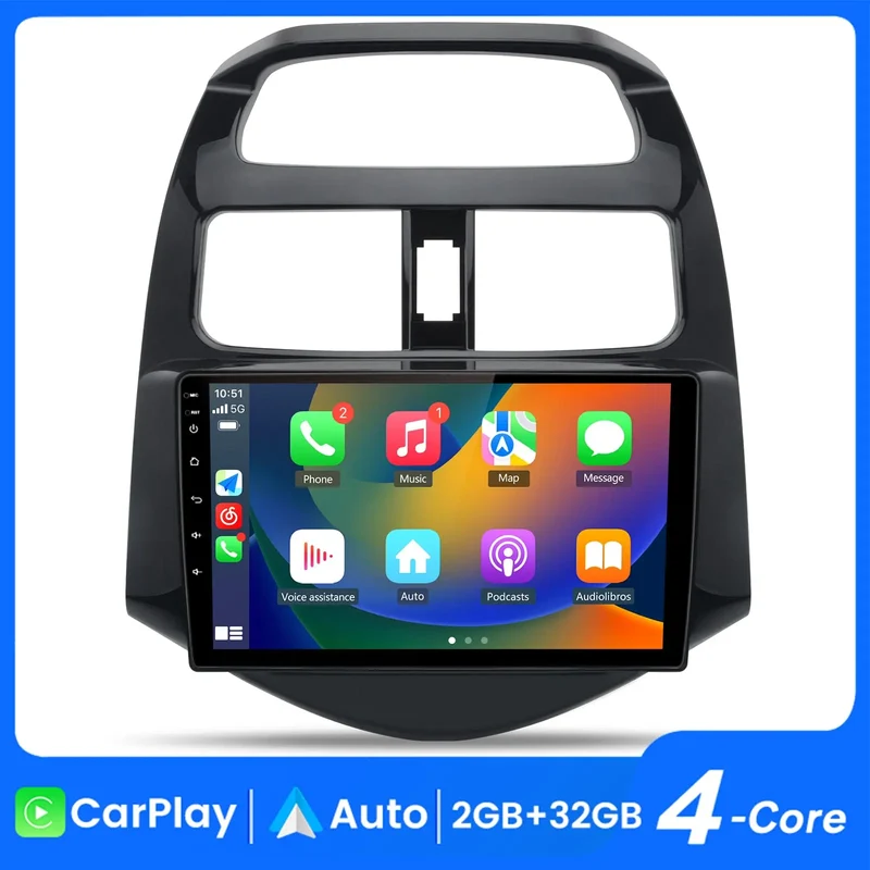 AWESAFE Android 13 Car Radio Stereo for Chevy Spark 2013-2015